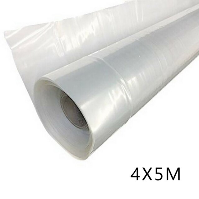 Film Transparent en polyéthylène pour serre, fleurs, Fruits, plantes, jardinage, Transparent: 4mx5m