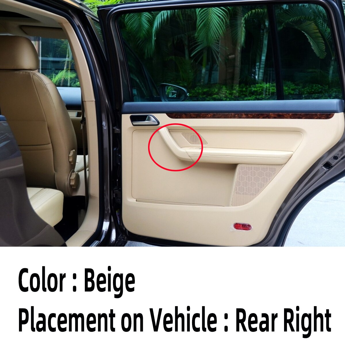 Voor Vw Caddy Touran 2003 Inner Deurklink Auto Trim 1T0867171C 1T0867172C 1T0868187C 1T0868188C 1T1867371H 1T1867179C: Rear Right-Be