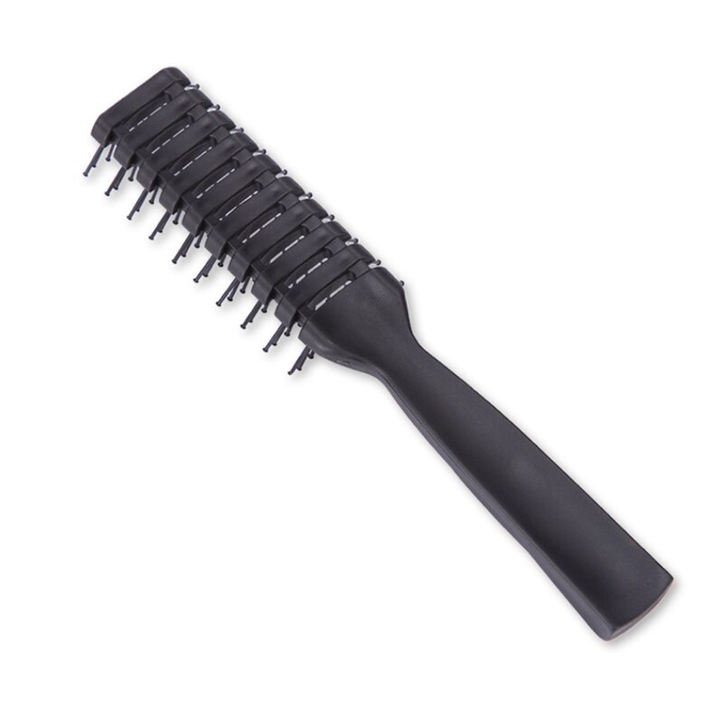 1Pc Professionele Salon Curl Kammen Zwart Pp Plastic Haren Borstel Anti-Statische Massage Kam Voor Hairstyling Tool