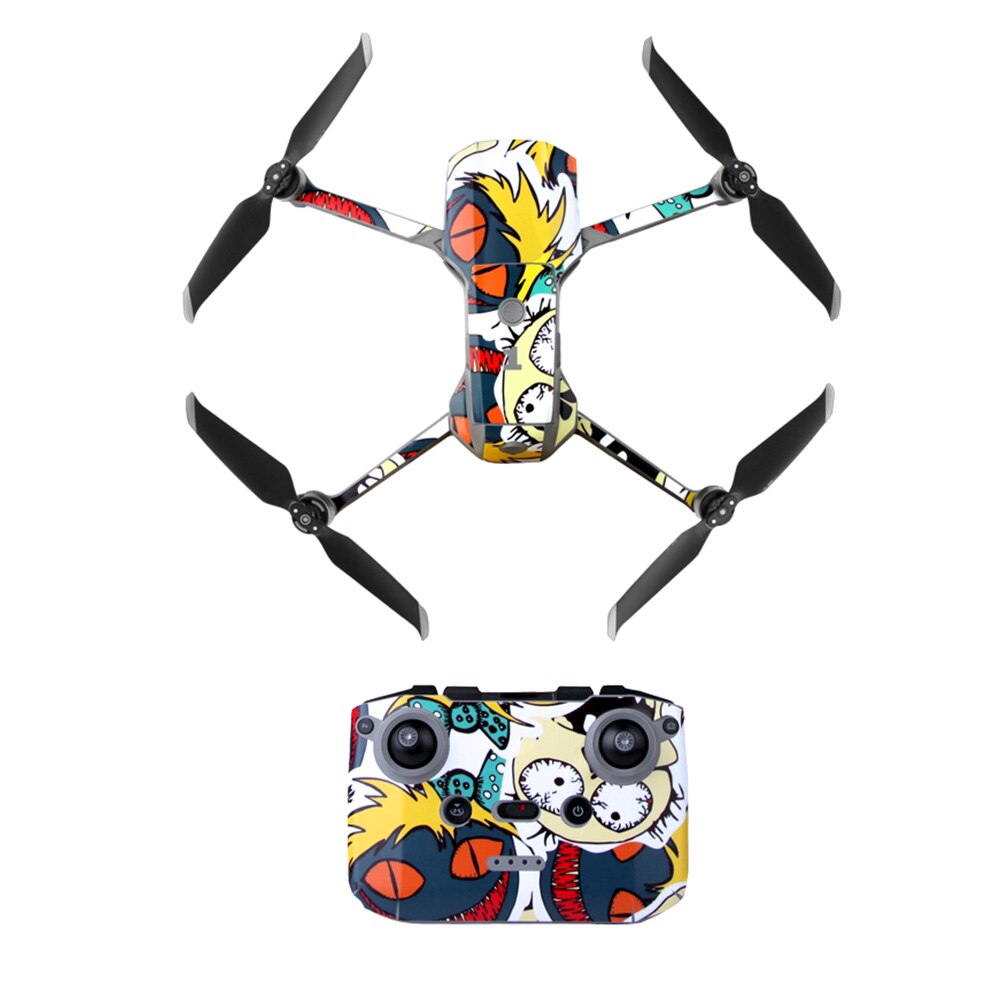 Pvc Anti-kras Beschermfolie Drone Sticker Volledige Cover Quadcopter Waterdichte Body Arm Afstandsbediening Voor Dji Mavic Air 2