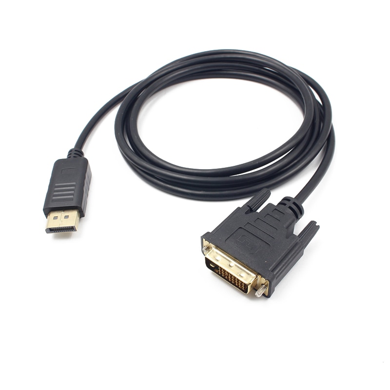 1.8 M Display Port Male naar DVI Male Adapter Kabel DP naar DVI-D 24 + 1Pin Kabel Converter Geschikt Voor macBook