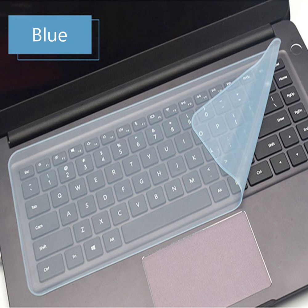 Universelle Laptop-Tastaturabdeckung, staubdicht, wasserdicht, Silikon-Tastaturfolie, transparent, für 12–17 Zoll Notebook-Computer, Tastaturschutz: Beige