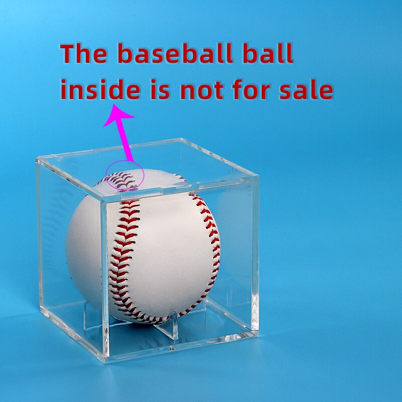 Acryl 9 Inch Baseball Doos Display Golf Tennisbal Transparante Case Voor Souvenir Opbergdoos Houder Uv Bescherming Stofdicht