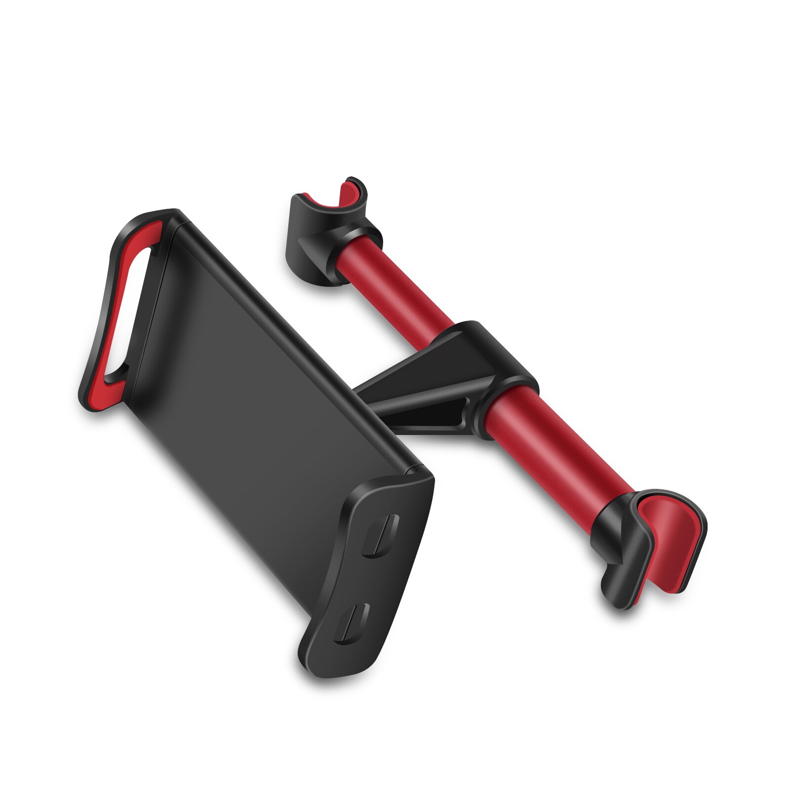 Auto Telefoon Houder Achterbank Tablet Stand Stabiele Installatie Auto Hoofdsteun 360 Graden Rotatie Voor 4-11 Inch Tablet PC Telefoon: Red