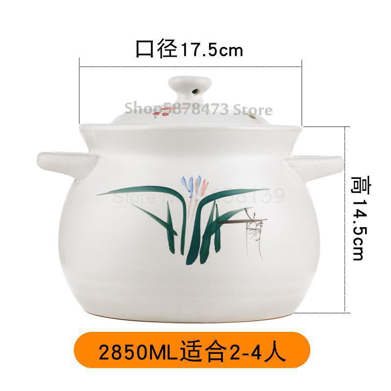 Braadpan Hoge Temperatuur Fornuis Grote Capaciteit Soeppan Open Vuur Straight Soep Soep Home Gas Pap Pot Keramische Pot: Old  farmer  2
