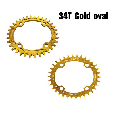 Sykkel kjedekrans 32t/34t/36t ruller oval smal avlet sykkel kjede hjul sykkel tilbehør front stjerne sykkel krone