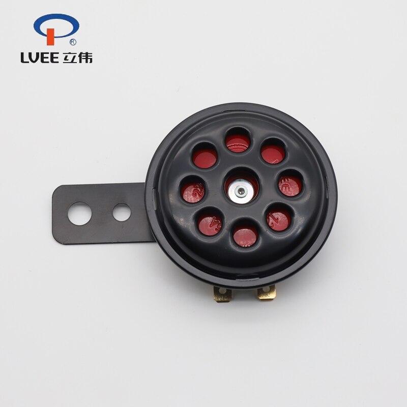 LVEE DL70 serie 6V 12v 48V 60V bocina de motocicleta bocina eléctrica Universal impermeable 12V 105db Moto bicicleta Motor Scooter sonido fuerte: Verde
