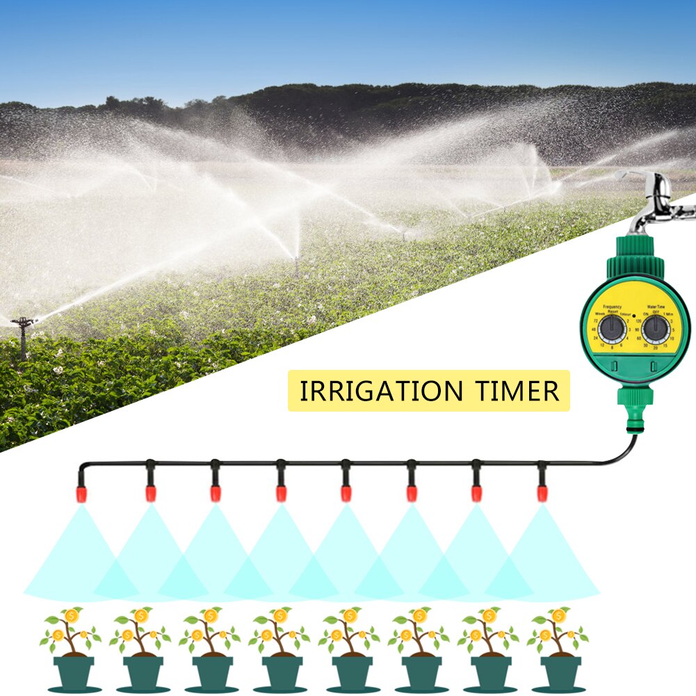 Outdoor Timed Irrigation Controller Automatic Sprinkler Controller Programmable Valve Hose Water Timer Faucet Watering Timer
