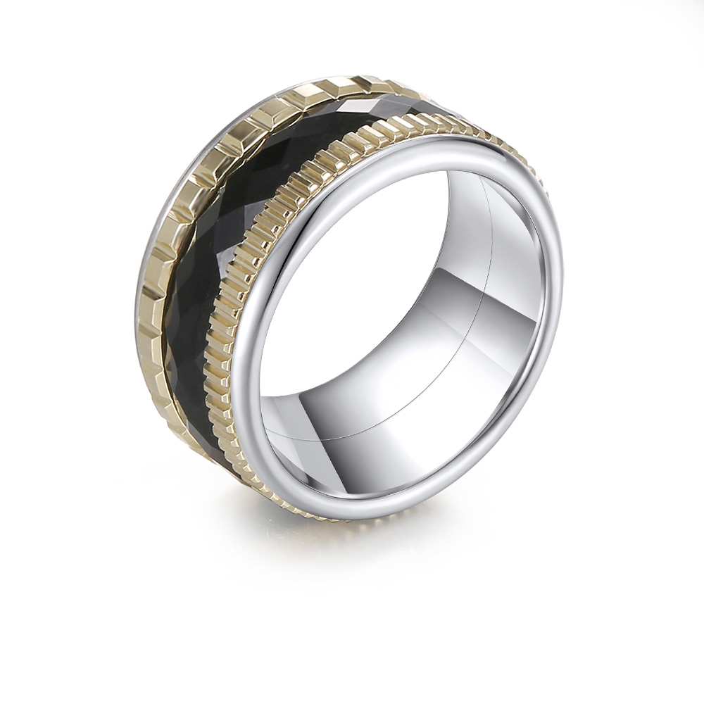 Floya Gouden Ring Vrouwen Bruiloft Originele Ringen Verwisselbare Rvs Arctic Symfonie Collection Ring Bague: 11