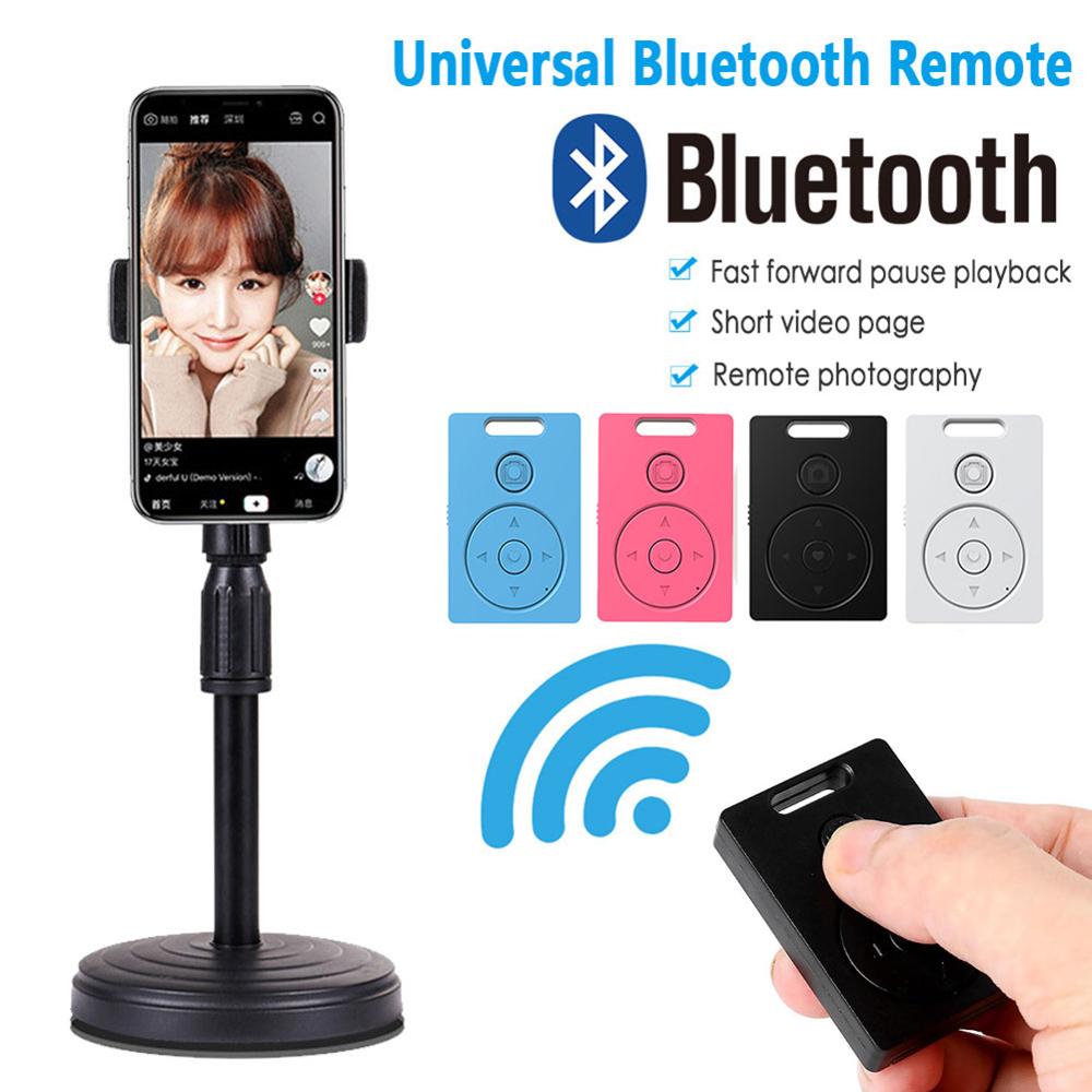 Universal Bluetooth Drahtlose Fernbedienung Kamera Shutter Selfie Aufnahme Multimedia Video Kamera Release für iphone Android