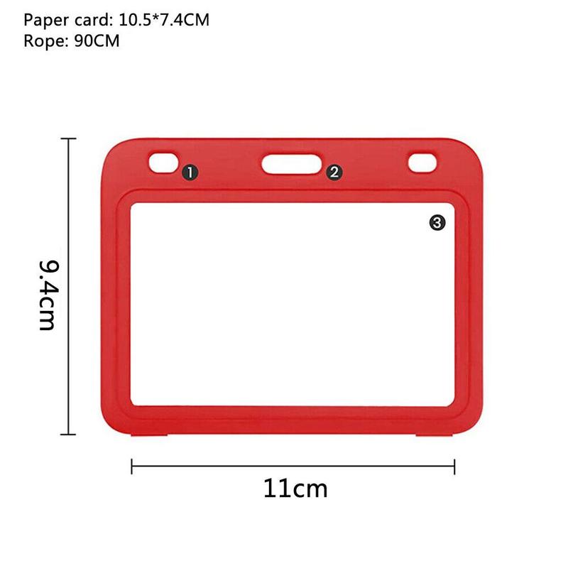 Grote Opnemen Kaarthouder Snoep Kleur Kinderen Badge Houder Werkkaart Lanyard Houder Volwassen Id Id Werkkaart t1X5