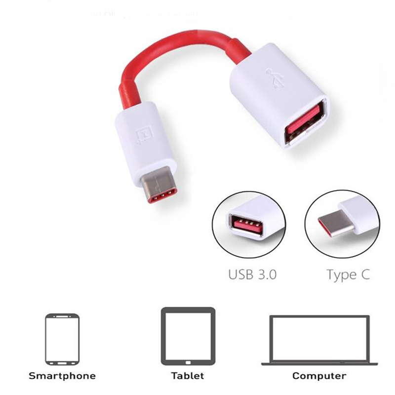 Oneplus – câble OTG Original adaptateur Usb type-c One Plus 10 Pro Nord CE 2 5G 9R 9 8T 8 Pro 7T Usb A à type-c connecteur OTG