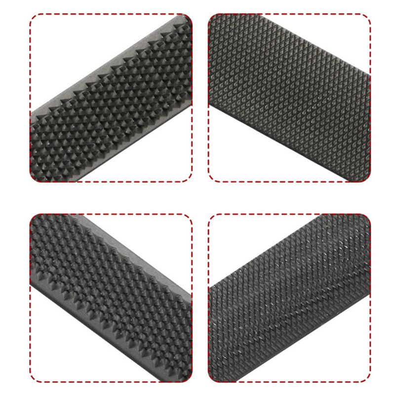 4 in 1 Carbon Steel Rasp File Carpentry Woodworking Wood Carving Hand Mill Tool