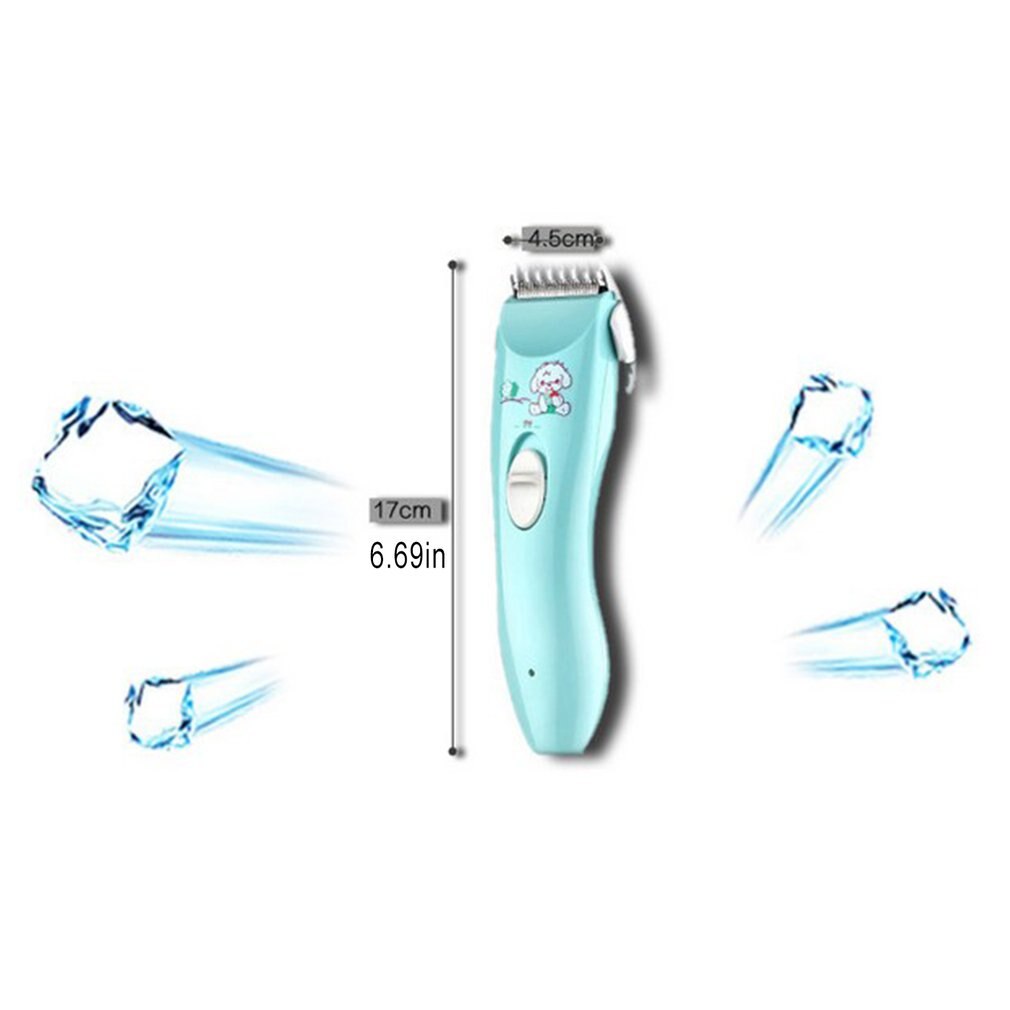 Electric Hair Clipper Haircut Tool Low Noise Usb Charging High Power Motor Cartoon Patten For Children