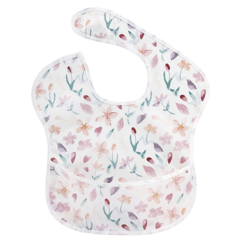 Lente En Zomer Waterdicht Slabbetje Polyester Tpu Coating Voeden Bib Wasbare Baby Bib, Baby Voedsel Catcher: 0010