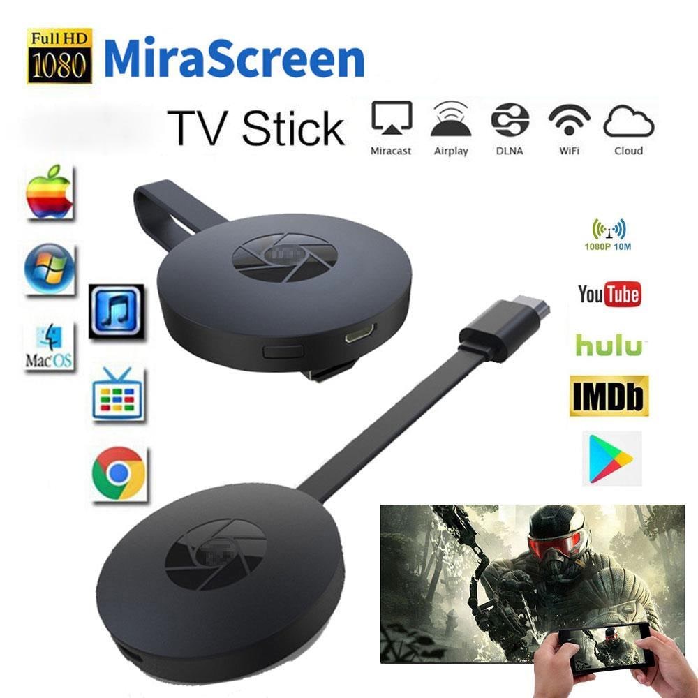 Miracast Android Tv Stok Mirascreen Wifi Hdmi-Compatibele Tv Dongle Ontvanger 1080P Display Dlna Airplay Media Streamer Adapter
