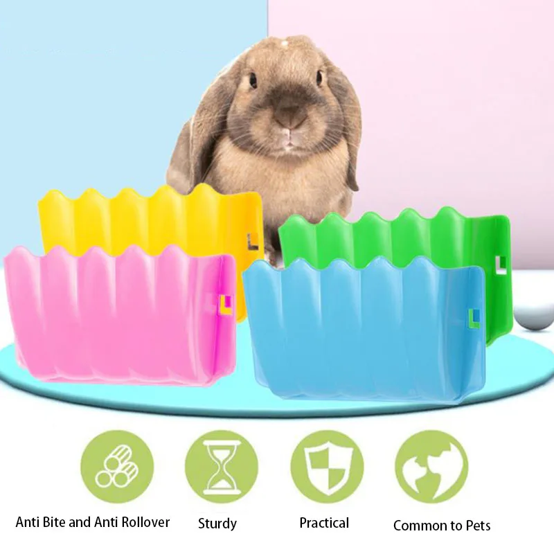 Externe Konijn Hooi Feeder Houder Voedselrek Duurzame Kooi Kleine Huisdier Voerbak voor Egel Fret Gerbils Huisdieren Benodigdheden