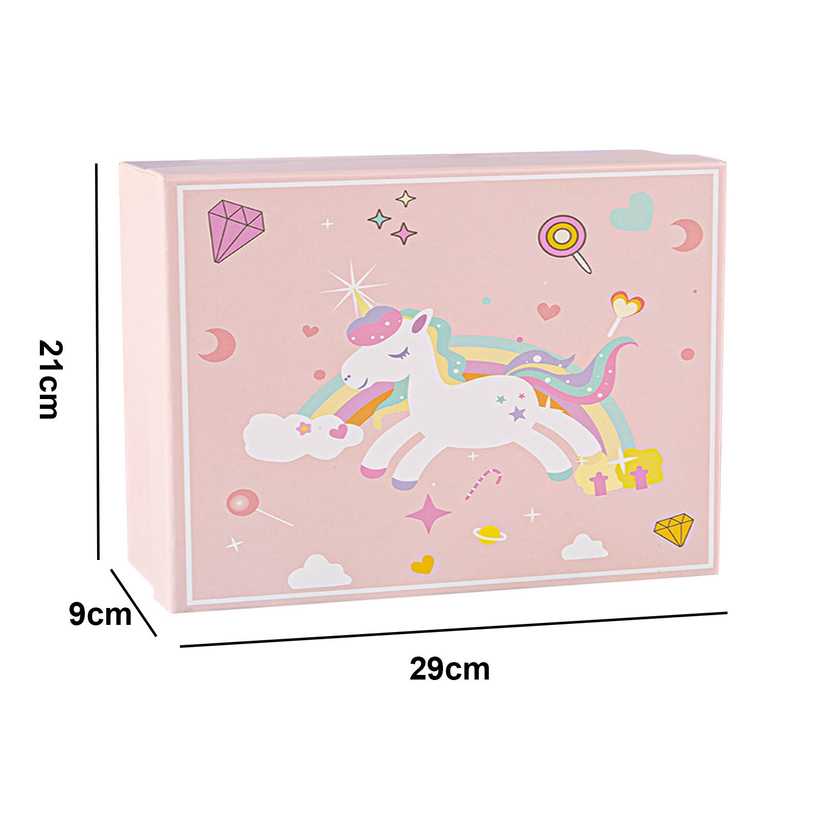 Valentijnsdag Box Lipstick Parfum Verpakking Decor Opslag Container Valentijnsdag Party Essentiële Geschenkdoos: 29x21x9cm