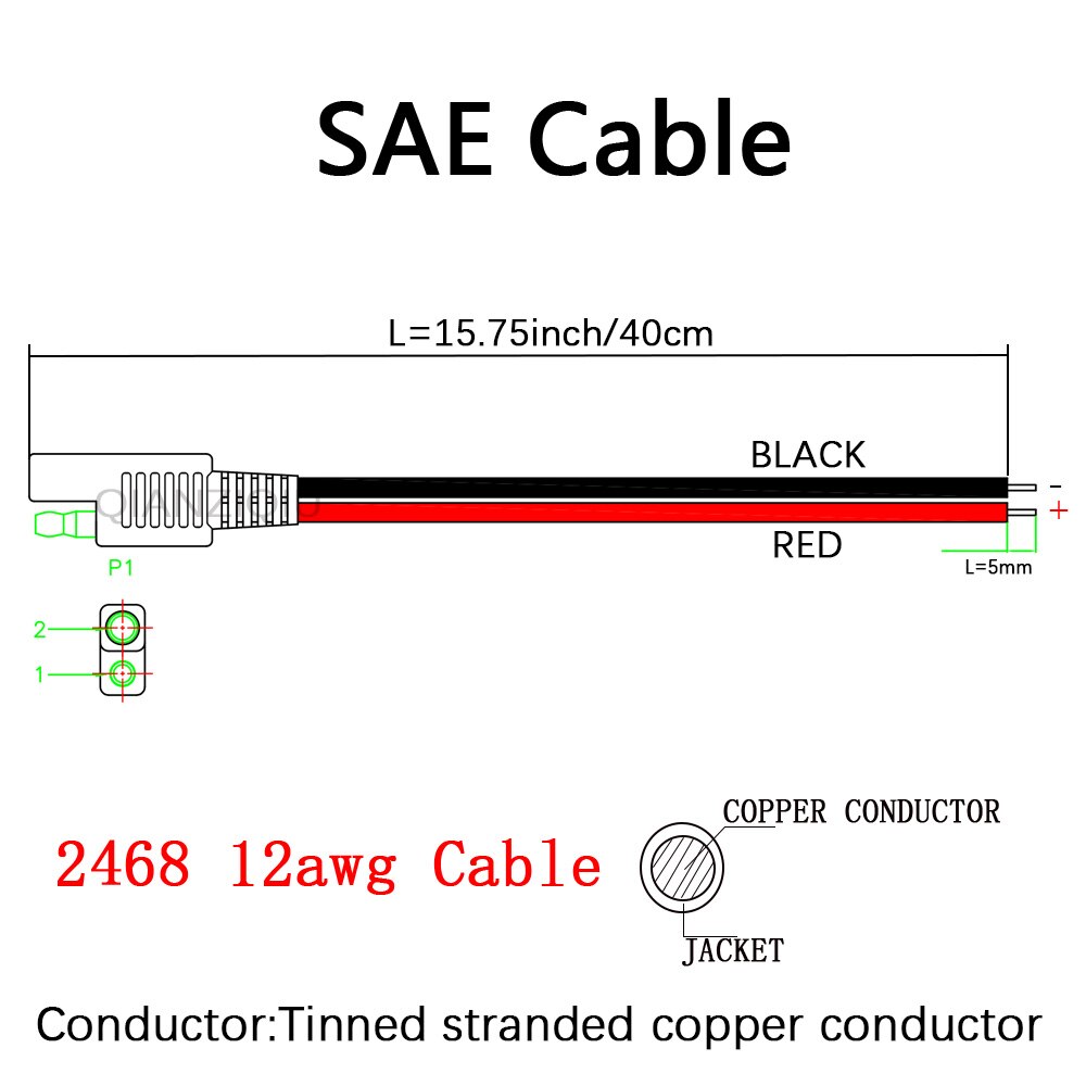 XT60 verlengkabel met stekker: 12AWG XT60 verlengstekker naar bus compatibel met zonne-generator RC batterijen zonnepaneel (3 meter