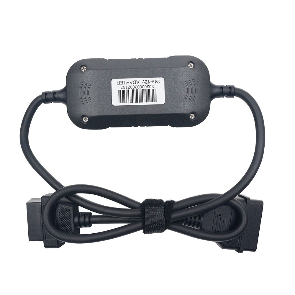 Factory Price 24V To 12V Truck Converter Heavy Duty Truck Diesel Adapter Cable Work For X431/Easydiag2.0/3.0/Golo 3 Scannner