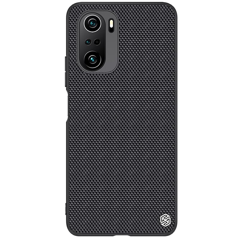 Nillkin – coque Ultra-fine pour Xiaomi Poco F3, avec motif givré, étui pour appareil photo coulissant: textured black