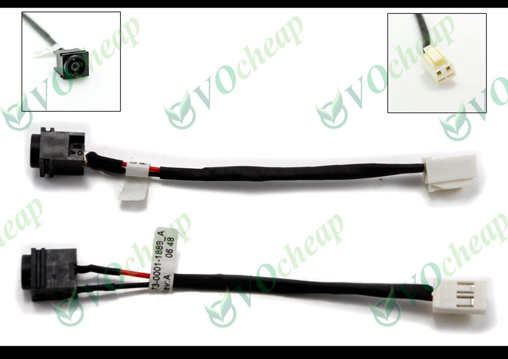 Harnais de câble de PORT de charge de prise d'alimentation cc pour Sony Vaio VGN FE PCG-7xxxx 7H1L 7H2L 7N1L 7N2L 7R1L 7R2L 7V1L 7V2L 073-0001-1888-A