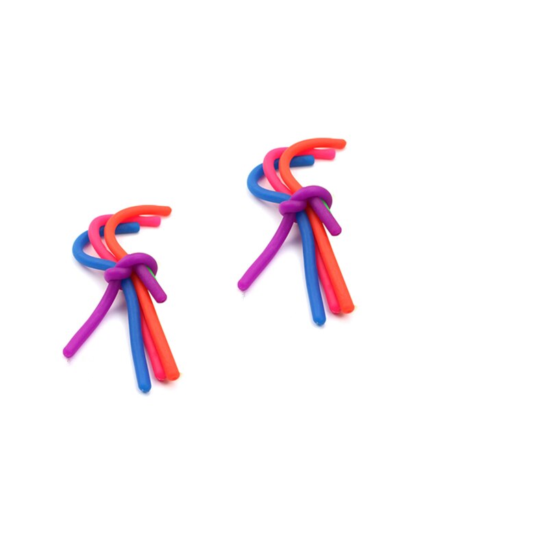 Fidget Speelgoed Stress 4Pc Zintuiglijke Fidget Stretchy String Speelgoed Voor Kinderen En Volwassenen Met Verminderen Stress Zabawki Antystresowe Antiestres: 8pc