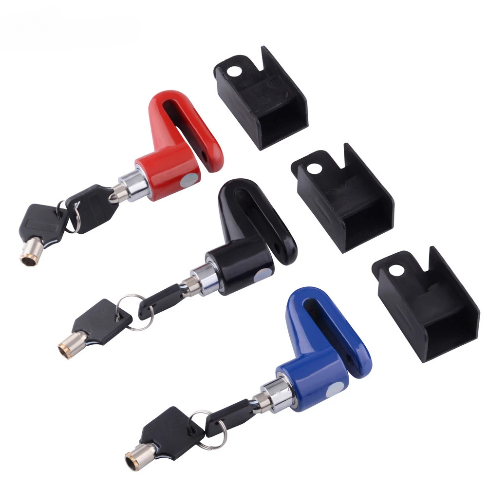 Schijfremslot Voor Motorfiets Fiets Elektrisch Voertuig Mountainbike Anti-Diefstal Slot Cilinder Moto Veiligheidsvoorzieningen Hub Hangsloten
