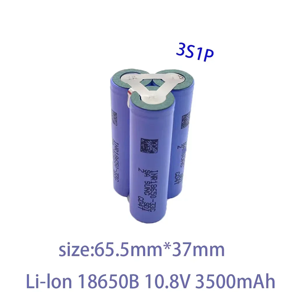 2 s1p 2 s2p 3 s1p 3 s2p 4 s2p 5 s2p 7.2 10.8V 16.8V 18V 33G akumulator litowo-jonowy 18650 3500mAh 18V bateria śrubokręt 18V: Złota
