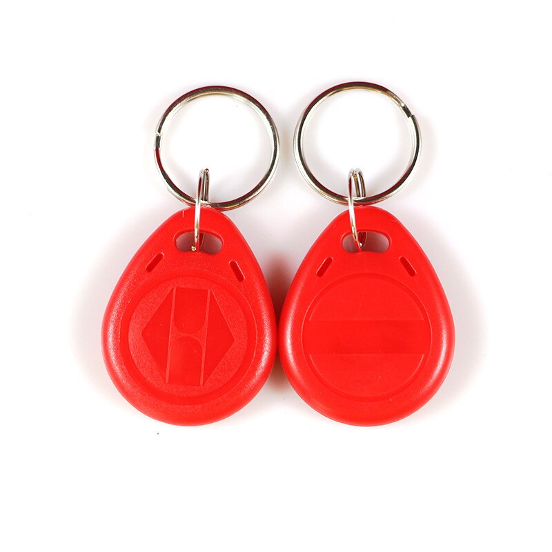 50PCS EM4305 T5577 tag Copy Rewritable Writable Rewrite keyfobs RFID Key Ring Card Proximity Token Badge Duplicate