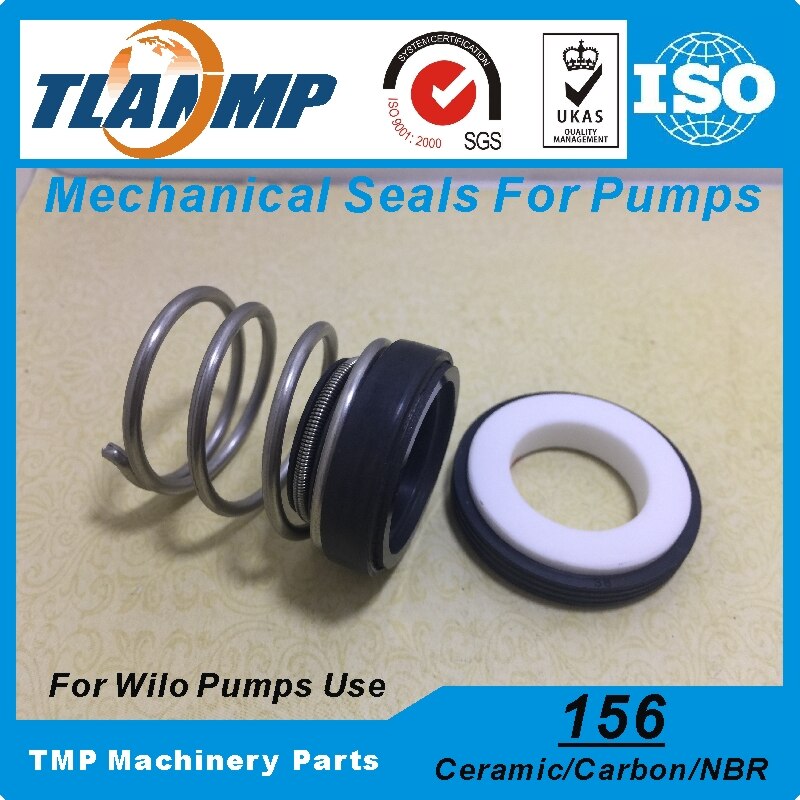 156-15 Mechanical Seals Voor Wilo PU-462EAH/PU-S400E Pompen (Materiaal: Carbon/Keramische/NBR) as Maat 15mm (5 stuks/partij)