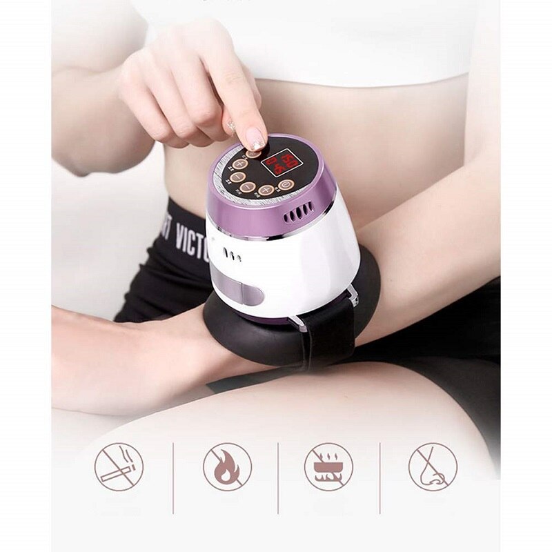 Portable Intelligent Moxibustion Instrument Temperature Control Smokeless Fumes Moxibustion Physiotherapy For Body Health Care