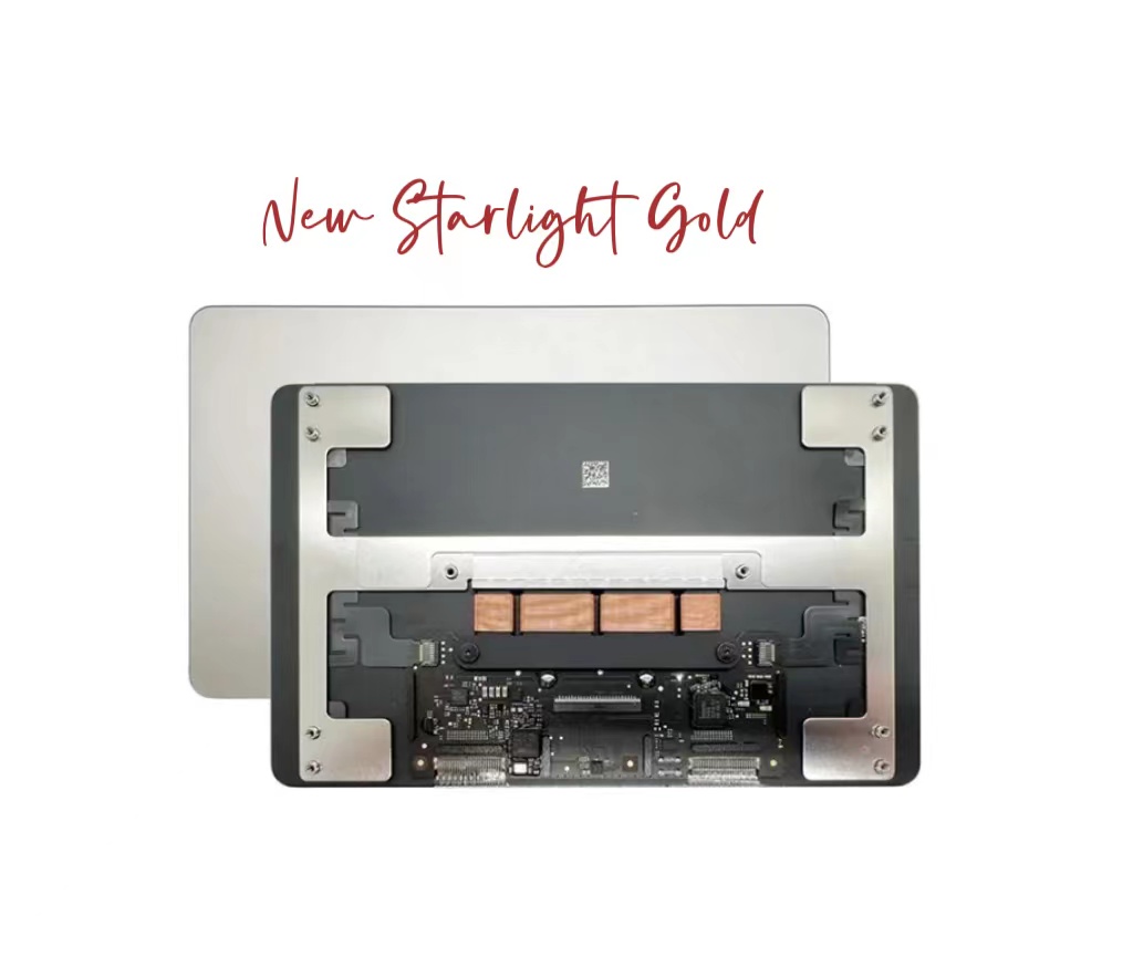 y Original para MacBook Air Retina 13,6 "M2 A2681 Force Trackpad Touchpad gris plata Starlight Midnight Color 2022 año: Grey