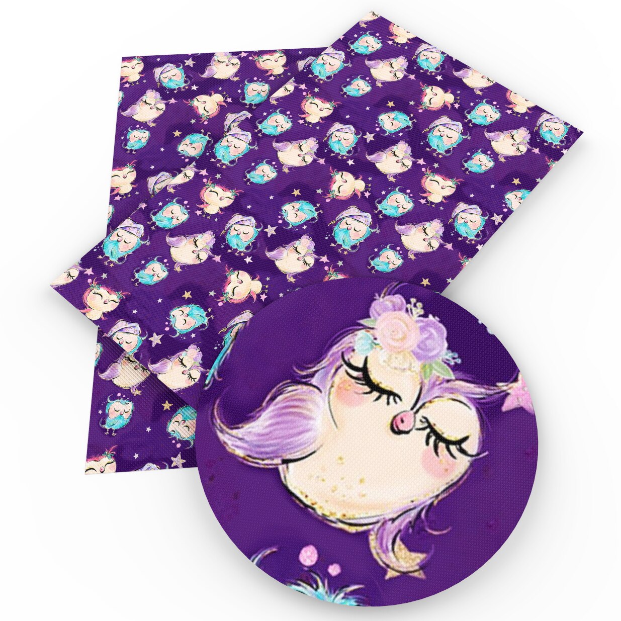 Tissu en coton Polyester Patchwork hibou hérisson, pour enfants, tissu de couture, matériel de couture, bricolage, c13623: 1114704001