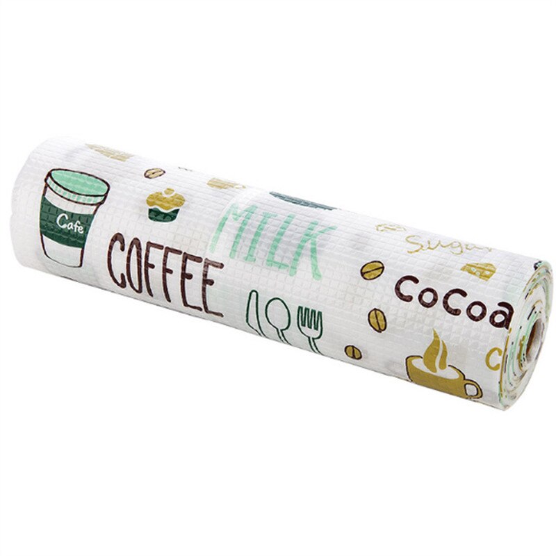 5M Kitchen Stickers Oil-proof Table Mat Placemat for Dining Table Drawer Shelf Liner Waterproof Mat pad Tile Floor Stickers