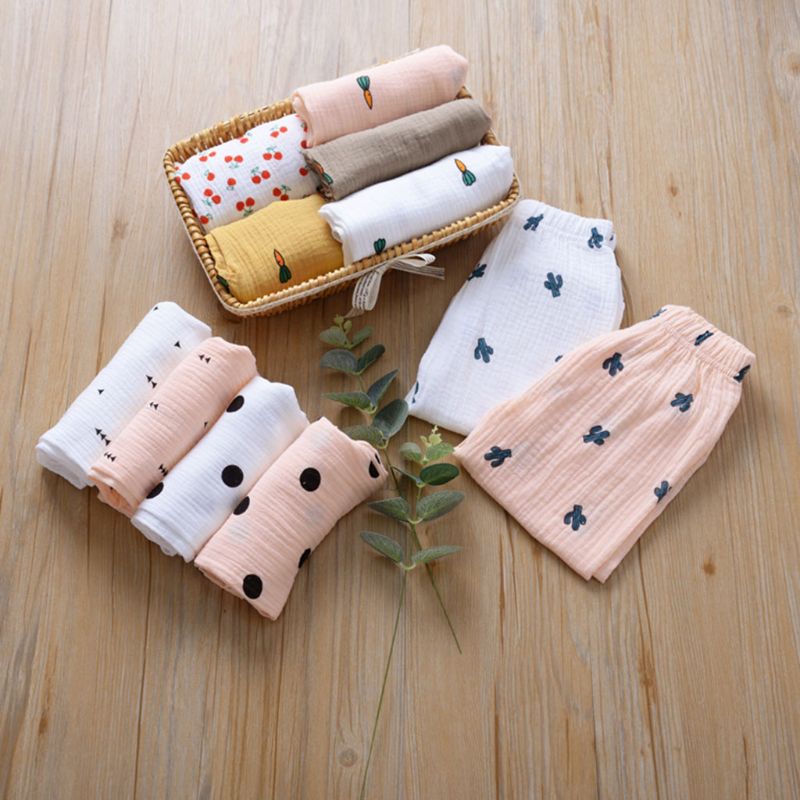 Children Anti-mosquito Long Pants Boy Girl Cotton Loose Trouser Infant Toddler Casual Bloomer Lantern Clothing