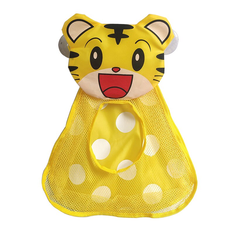 Animal Frog Duck Baby Bath Toy Organizer forte ventosa Mesh Toy Storage Bag impermeabile bagno Organizer giocattolo d&#39;acqua per bambini: Tiger-TI894A