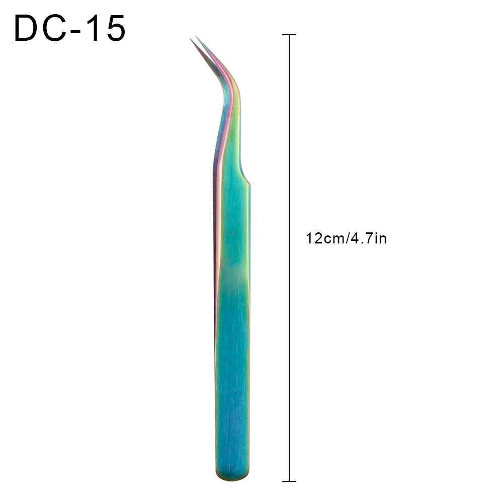 1pcs Rainbow Nail Cuticle Pushers Tweezers Nipper Clipper Scissor Dual-end Dead Skin Remover Manicure Pedicure Nail Art Tool: DC15