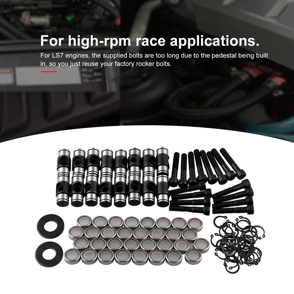 Kit de tourillon de culbuteur de moteur avec de grands Clips pour LS1 LS3 LS7 5.3L 6.0L 6.2L Kit de tourillon de culbuteur de moteur