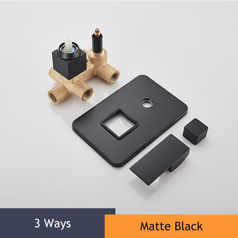 2/3 Manieren Badkamer Accessoires Badkamer Douche Mengkraan Enkel Handvat Wall Mount Koud Water Douche Kraan Messing Cartridge: Blauw