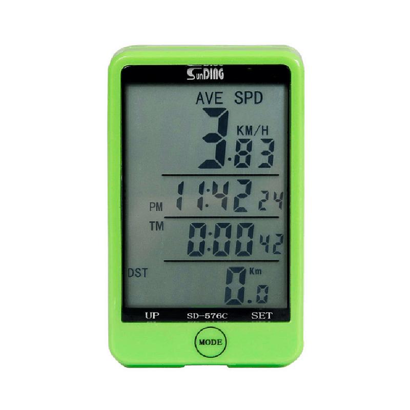 Waterproof Bike Computer Bicycle Wireless Wired Code Meter MTB Cycling Odometer Stopwatch Speedometer Bike Accessories: E2