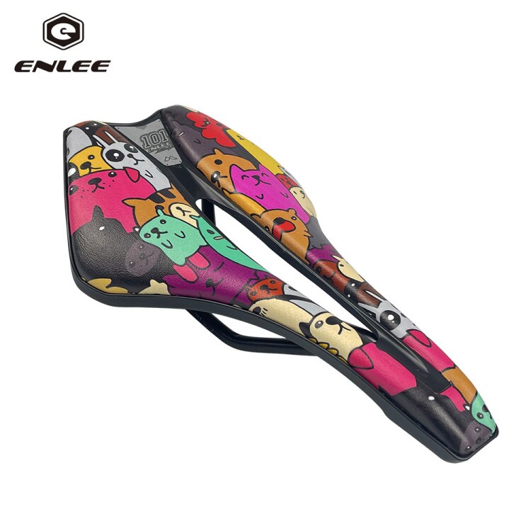 Ultralight Breathable Full Saddle Bicycle Vtt Racing Seat Wave Road Bike Saddle for Men Sans Cycling Seat Mat Bike Spare Parts: style H