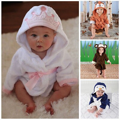 Aa Winter Warm Leuke Baby Baby Boy Girl Hooded Badhanddoek Wrap Badjas Baden Deken Gooit Gewaden