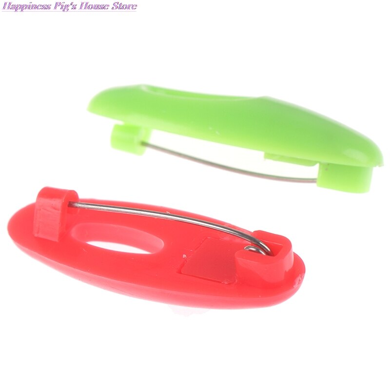6 uds broche de seguridad de plástico Pins Pin de mujer bufanda esmalte Pin hebilla accesorios cabeza Decoración Para bufanda