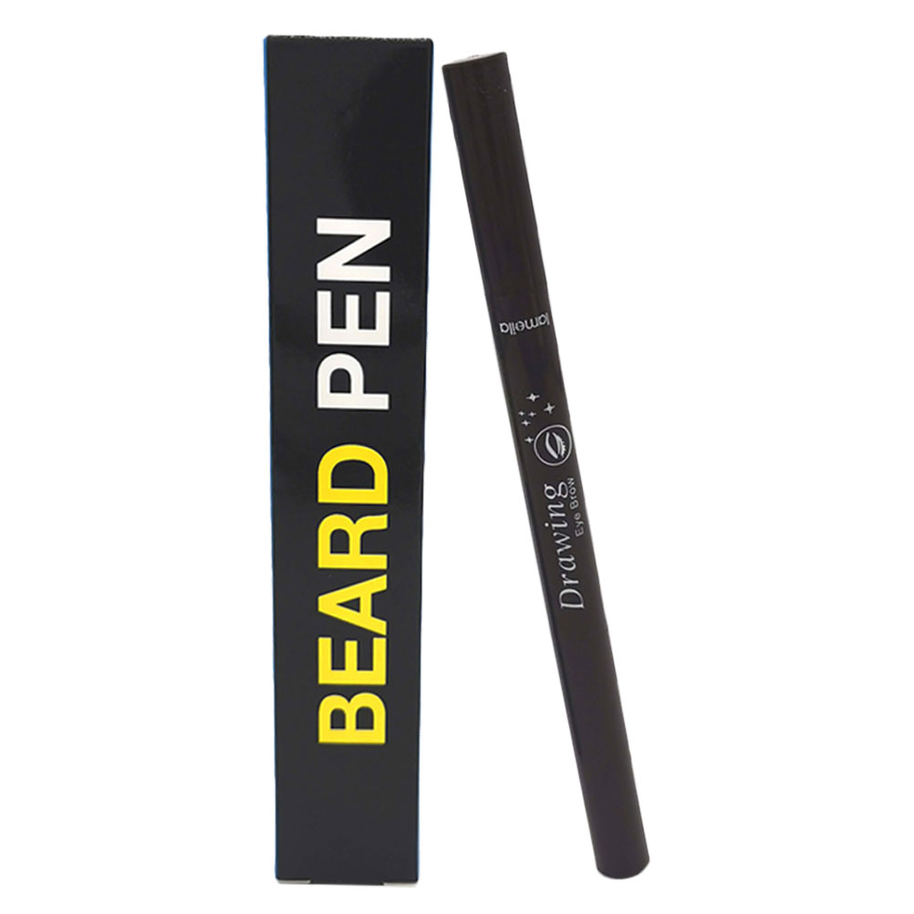 2 in 1 Set Mustache Pen Brush Mustache Beard Pencil Beard Brush Beard Filler Pen