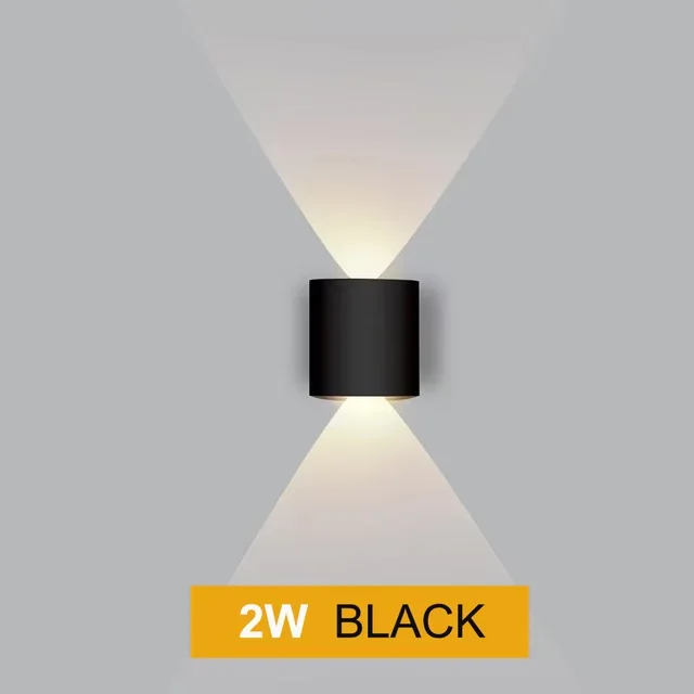 6w 8w 10w 12w udendørs indendørs væglampe led væglampe aluminium vandtæt  ip65 til soveværelse stue trappebelysning: Varm hvid  (2700-3500k) / Hvid