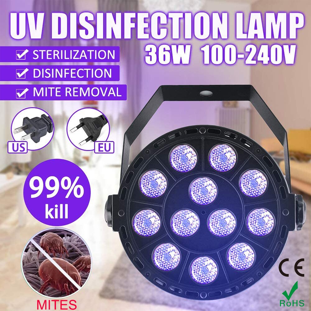 Ultraviolet UV Sterilizer Light Tube Bulb Disinfection Bactericidal Lamp Ozone Sterilizer Mites Lights Disinfect Light 110V-240V