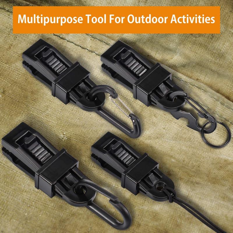 10/1Pcs Tent Luifel Clip Outdoor Wind Touw Klemmen Luifel Wind Touw Clips Camping Tent Accessoires
