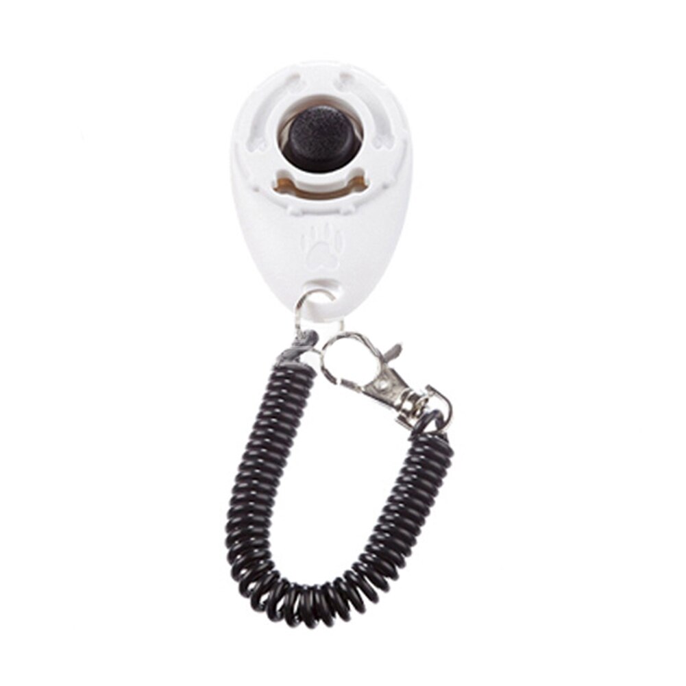Hond Puppy Pet Training Clicker Draagbare Knop Clicker Verstelbare