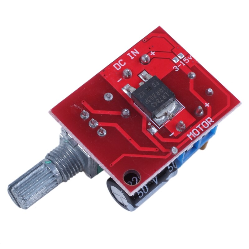 Mini DC Motor PWM Speed Controller 3V 6V 12V 24V 35VDC 90W 5a DC Motor Speed Control Switch LED Dimmer